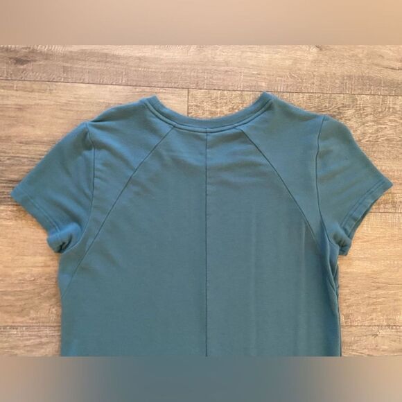 Thread & Supply women’s size medium teal green short sleeve athleisure dress - Picture 7 of 10
